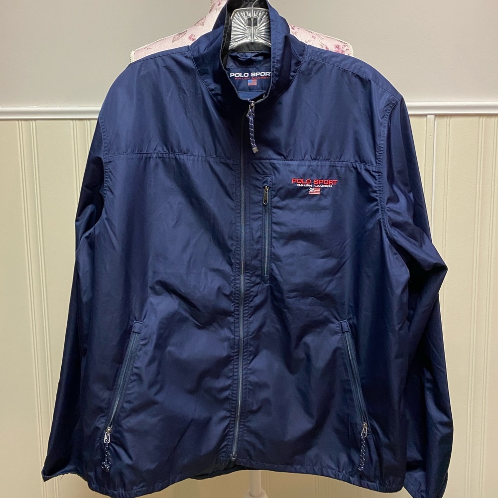 POLO SPORT Windbreaker Jacket Rain Jacket Size M